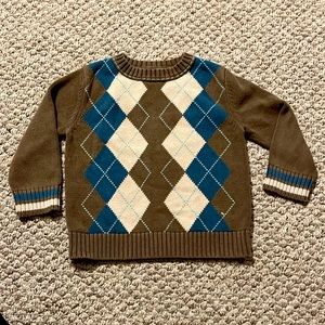 Boys argyle sweater